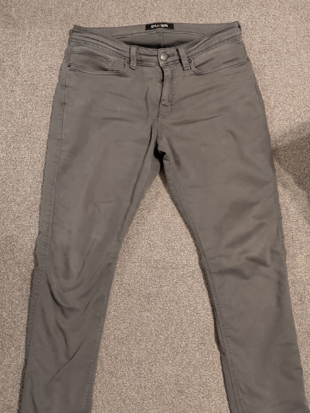 Men’s Relaxed Gray Jeans by DU/ER — Comfortable Everyday Fit